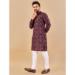 Picture of Good Looking Cotton Dark Magenta Kurtas