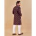 Picture of Good Looking Cotton Dark Magenta Kurtas