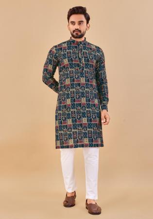 Picture of Sublime Cotton Slate Grey Kurtas