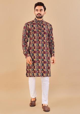 Picture of Admirable Cotton Dim Gray Kurtas