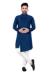 Picture of Splendid Cotton Midnight Blue Kurtas