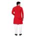 Picture of Enticing Cotton Dark Red Kurtas