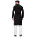 Picture of Pleasing Cotton Black Kurtas