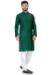 Picture of Admirable Cotton Forest Green Kurtas