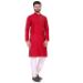 Picture of Lovely Cotton Crimson Kurtas