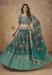 Picture of Charming Georgette Teal Lehenga Choli