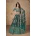 Picture of Charming Georgette Teal Lehenga Choli