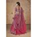 Picture of Wonderful Georgette Rosy Brown Lehenga Choli