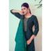 Picture of Chiffon Midnight Blue Readymade Salwar Kameez