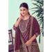 Picture of Good Looking Chiffon Brown Readymade Salwar Kameez