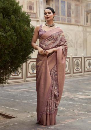 Picture of Exquisite Silk Orchid Saree