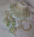 Picture of Magnificent Chiffon Dark Sea Green Necklace Set