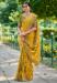 Picture of Marvelous Silk Dark Golden Rod Saree