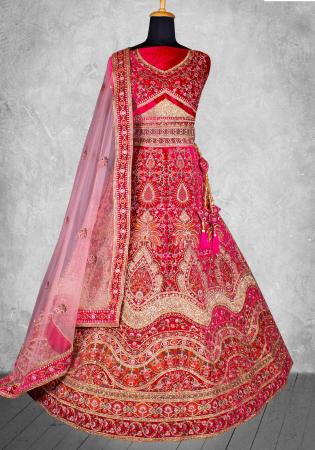 Picture of Fascinating Chiffon Rosy Brown Lehenga Choli