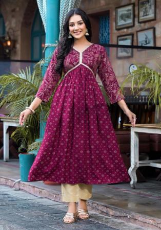 Picture of Shapely Rayon Brown Kurtis & Tunic