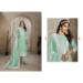 Picture of Organza Dark Sea Green Straight Cut Salwar Kameez