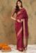 Picture of Appealing Cotton & Organza Maroon Saree