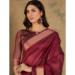 Picture of Appealing Cotton & Organza Maroon Saree