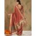 Picture of Splendid Cotton & Organza Dark Olive Green Saree