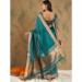 Picture of Magnificent Cotton & Organza Dim Gray Saree