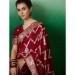 Picture of Magnificent Cotton Fire Brick Saree