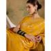 Picture of Comely Cotton Dark Orange Saree