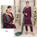 Picture of Enticing Georgette Brown Straight Cut Salwar Kameez