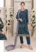 Picture of Georgette Dark Slate Grey Straight Cut Salwar Kameez