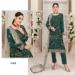 Picture of Georgette Dark Slate Grey Straight Cut Salwar Kameez