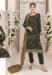 Picture of Georgette Dark Slate Grey Straight Cut Salwar Kameez