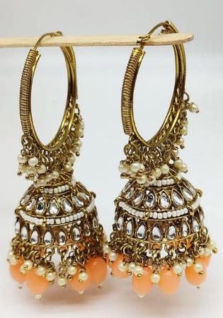 Picture of Amazing Dark Khaki Earrings