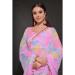 Picture of Pretty Georgette Light Steel Blue Saree