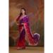 Picture of Splendid Georgette Maroon Saree