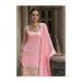 Picture of Georgette Light Coral Readymade Salwar Kameez