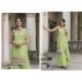 Picture of Beautiful Georgette Dark Khaki Readymade Salwar Kameez