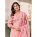 Picture of Enticing Linen Light Pink Readymade Salwar Kameez