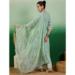 Picture of Cotton Dark Sea Green Readymade Salwar Kameez