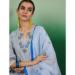 Picture of Cotton Light Steel Blue Readymade Salwar Kameez