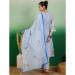 Picture of Cotton Light Steel Blue Readymade Salwar Kameez