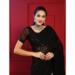 Picture of Splendid Georgette Black Saree