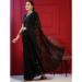 Picture of Splendid Georgette Black Saree