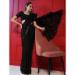 Picture of Splendid Georgette Black Saree