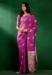 Picture of Stunning Cotton Plum Saree