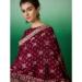 Picture of Grand Cotton Saddle Brown Saree