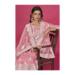 Picture of Organza Pale Violet Red Straight Cut Salwar Kameez