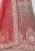 Picture of Resplendent Net Fire Brick Lehenga Choli