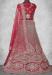 Picture of Appealing Net Maroon Lehenga Choli