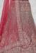 Picture of Appealing Net Maroon Lehenga Choli