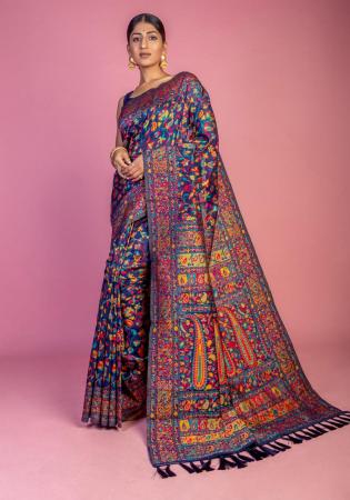 Picture of Radiant Chiffon Midnight Blue Saree