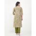 Picture of Radiant Cotton Olive Drab Readymade Salwar Kameez